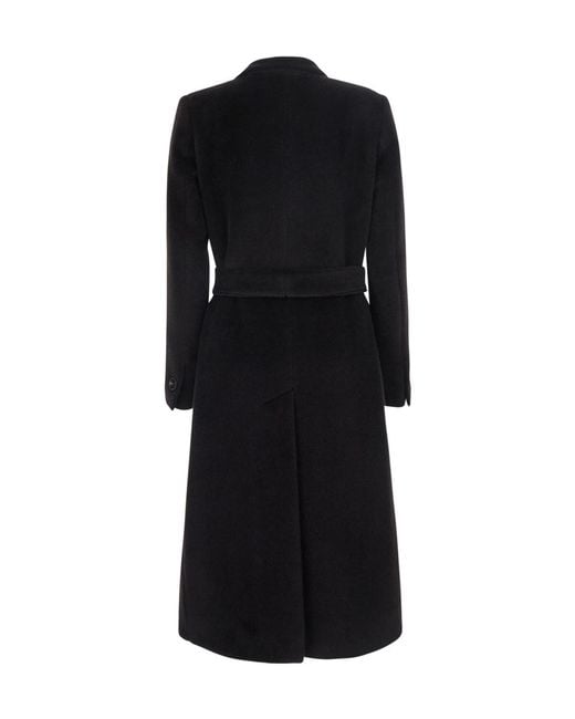 Tagliatore Black Long-Sleeved Coat
