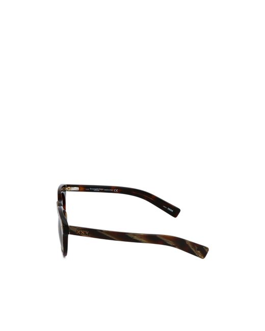 Zegna Multicolor Round-Frame Sunglasses for men