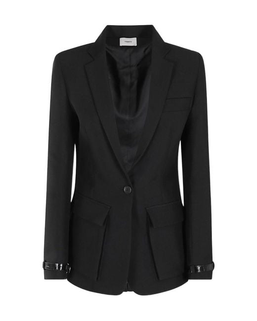 Coperni Black Single Buttoned Tailored Blazer
