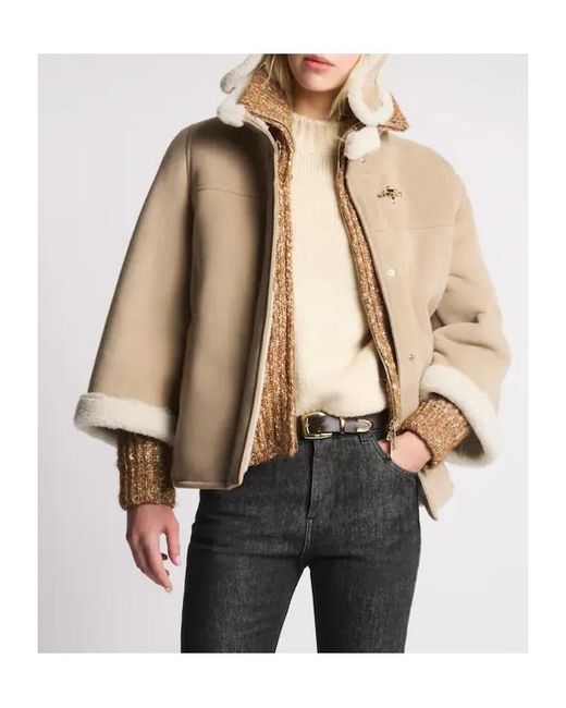 Fay Natural Virginia Sheepskin Coat