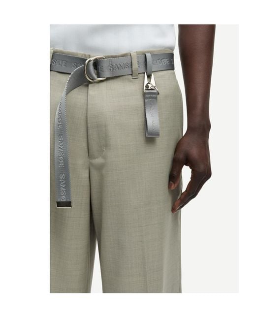 Samsøe & Samsøe Gray Sabruce Trousers for men