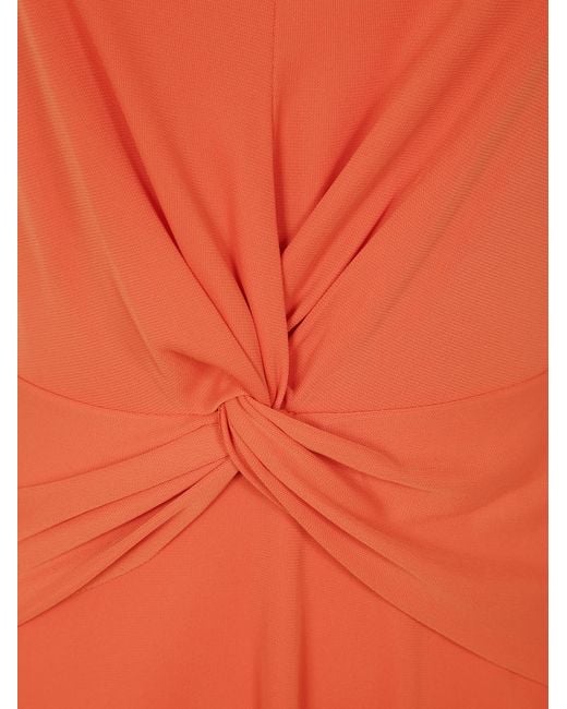 Ralph Lauren Red Lauren Twist-Front Jersey Dress