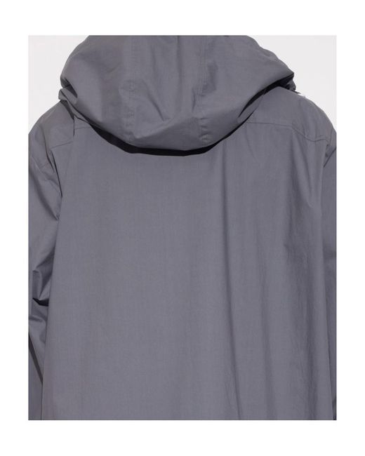 DSquared² Blue Logo Printed Zipped Jacket for men