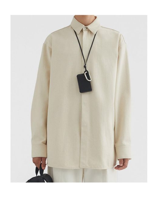 Jil Sander Natural Denim Shirt for men