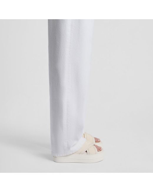 Hogan White Skyscraper Sandals