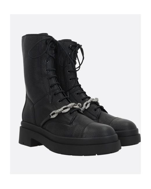 Jimmy Choo Black Nari Combat Boots