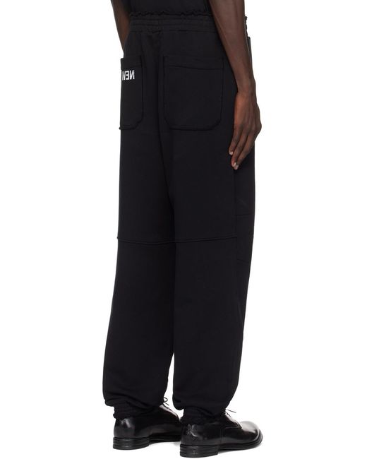 Helmut Lang Black New York Sweatpants for men