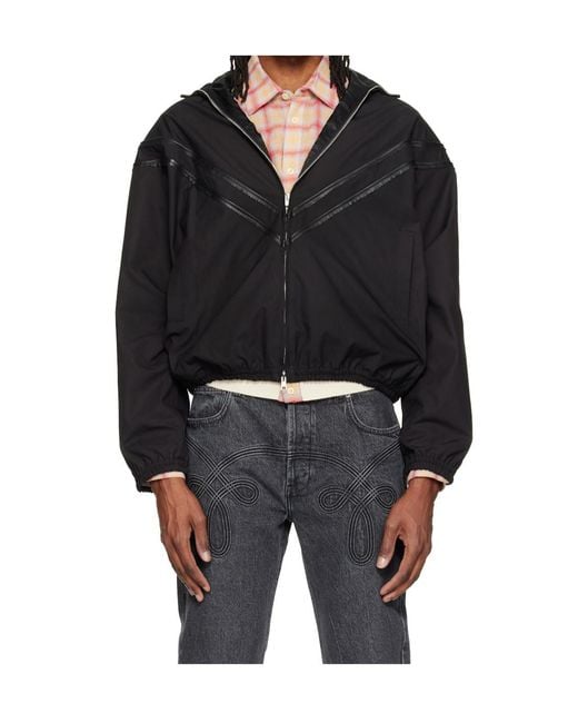 STEFAN COOKE Black Pinking Corded Jacket for men
