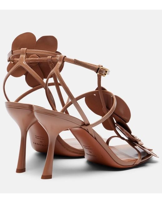 Zimmermann Brown Orchid 85 Leather Sandals