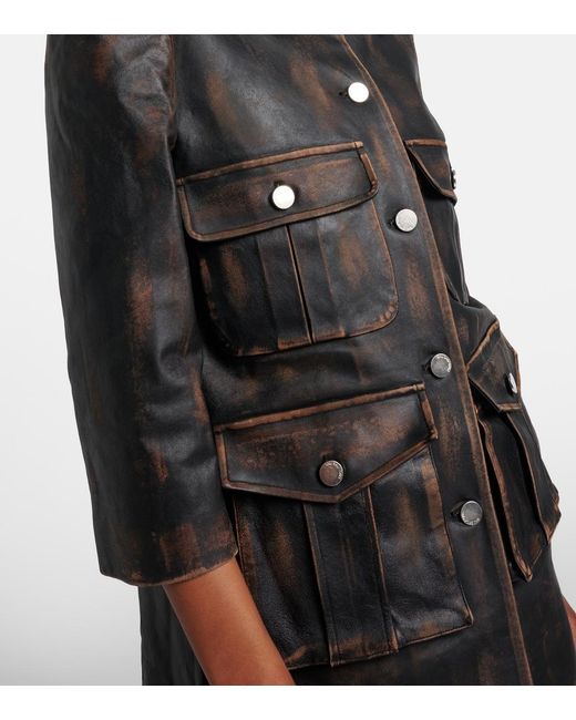ShuShu/Tong Black Leather Jacket