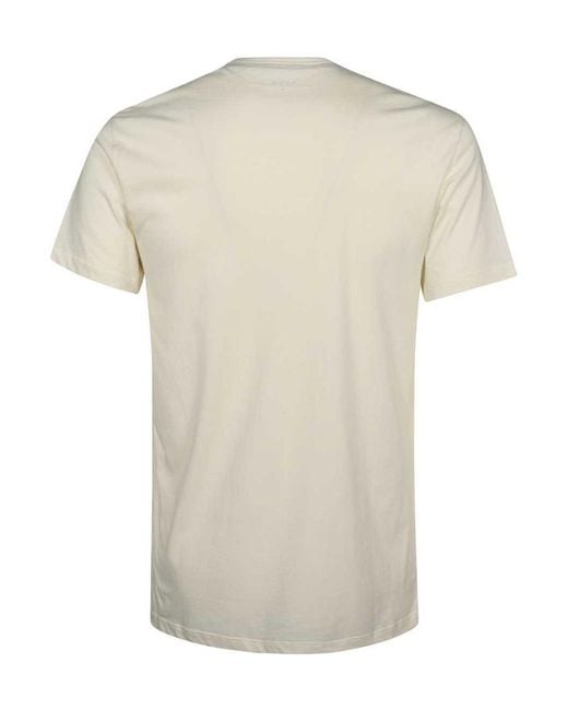 Paul Smith Natural Logo-Patch Cotton T-Shirt for men