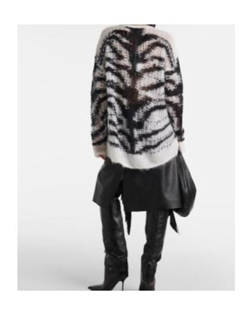 Stella McCartney Gray Crew Neck Knit Sweater