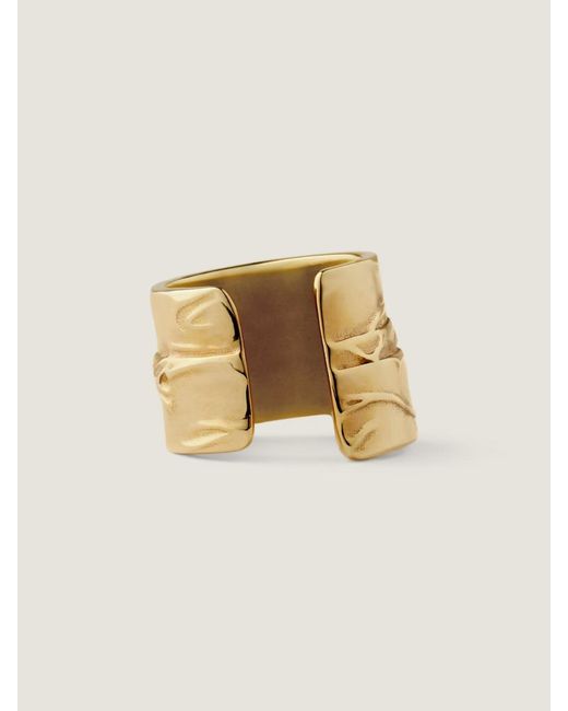 Givenchy Metallic Logo Tape Earcuff