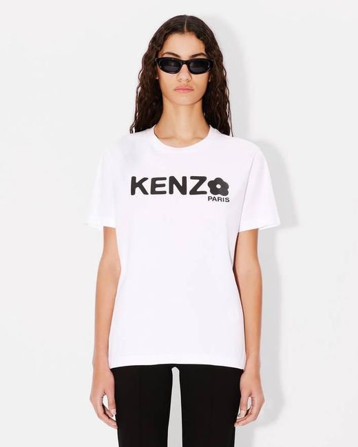 KENZO White Boke Flower 2.0 Loose T-Shirt