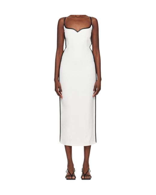 Paris Georgia White Suspender Dress