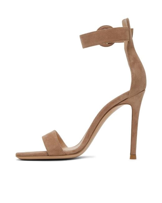 Gianvito Rossi White Anklestrap Sandals