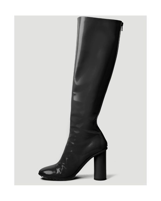 Bottega Veneta Black Atomic Knee-High Boots