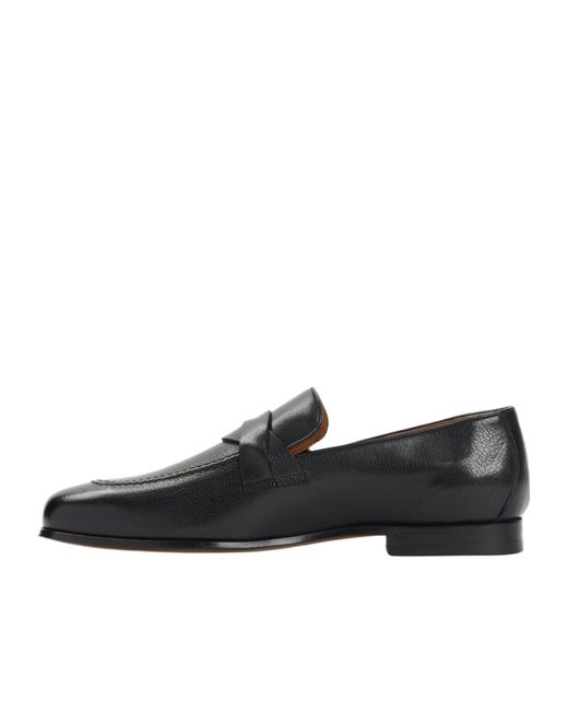 Tom Ford Black Buckle-Detail Leather Loafers for men
