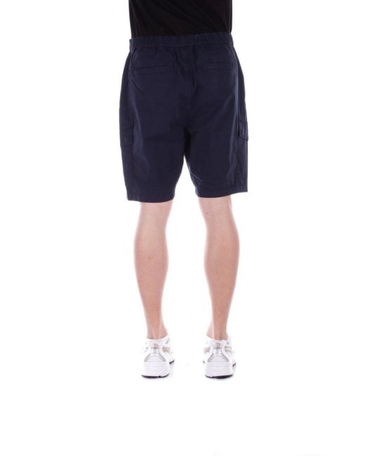 Barbour Blue International Logo Printed Shorts for men