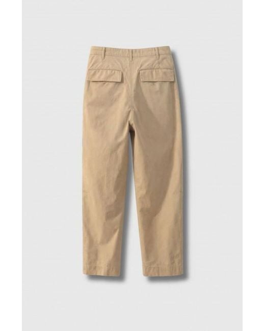 Dries Van Noten Natural Casual Pants With Belt Loops