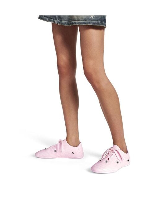 Balenciaga Pink City Low-Top Sneakers
