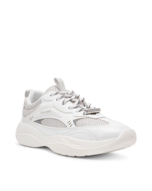 Steve Madden White Meshpanel Shoes