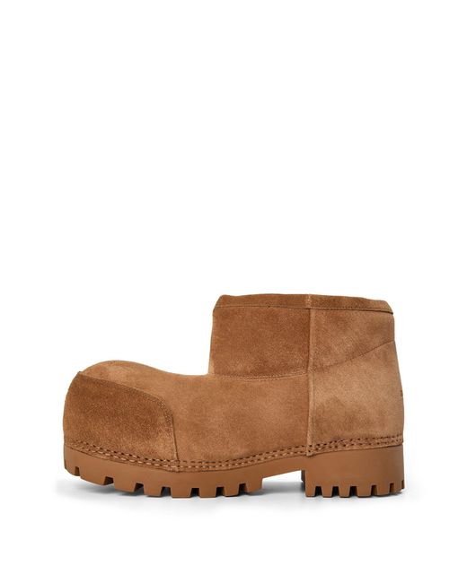 Balenciaga Brown Alaska Fur Boots