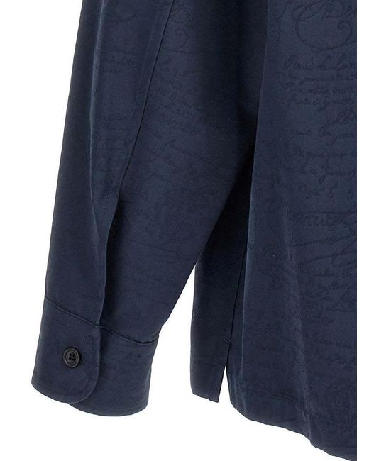 Berluti Blue Long-Sleeved Shirt for men
