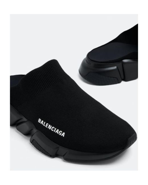 Balenciaga Black Speed Ml Mule Sneakers for men