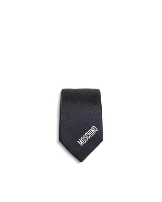 Moschino Blue Pointed Tie for men