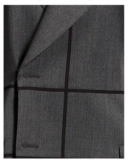 MM6 by Maison Margiela Black Minimalist Tailored Blazer