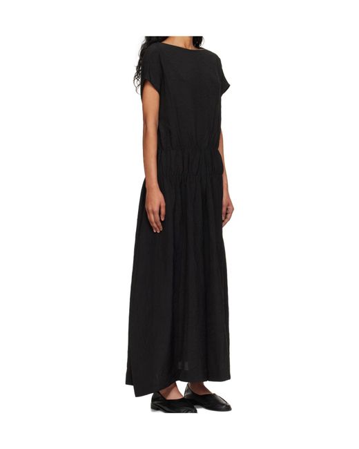 Studio Nicholson Black Short Sleeve Dress
