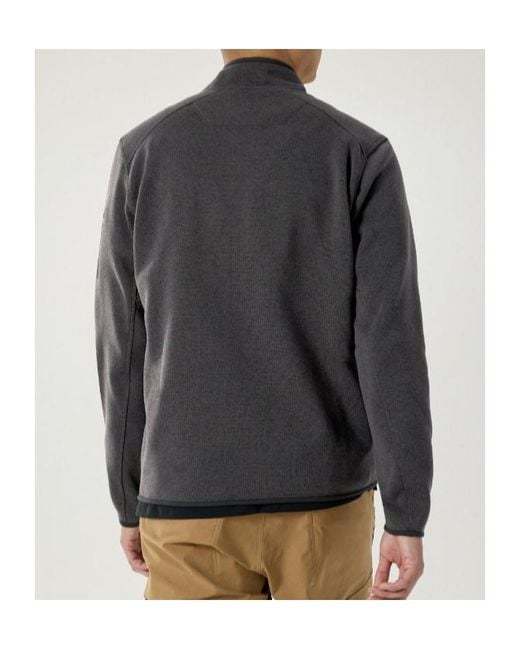 Arc'teryx Gray Covert 1/2 Zip-Up Sweater for men