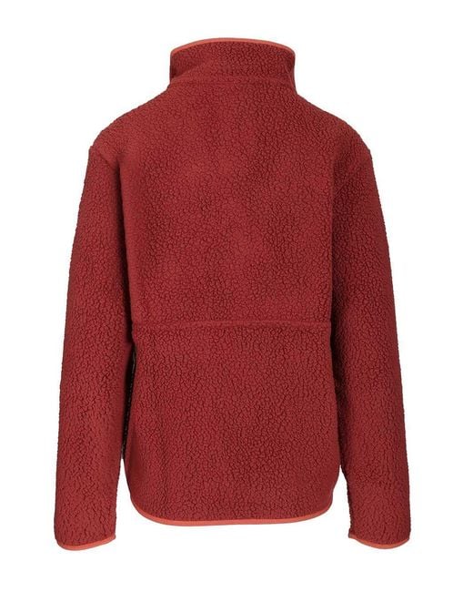 Patagonia Red Fleece Pullover Jacket