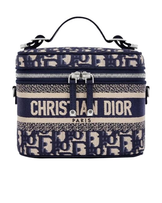 Dior Blue Small Travel Vanity Case
