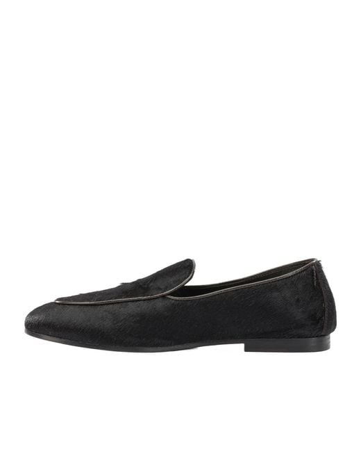 Henderson Black Round-Toe Loafers