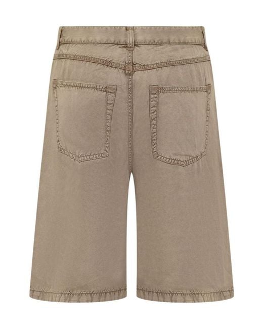 DIESEL Gray P-Desi Trompe L'Oeil Bermuda Shorts