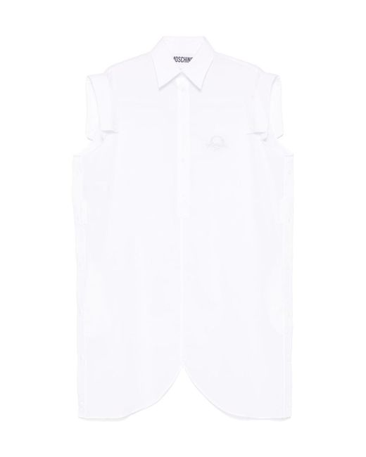 Moschino White Shirt Mini Dress