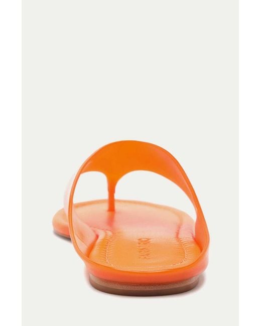 Farm Rio Orange Flat Sandals