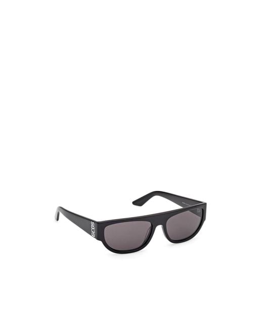 Gcds White Logo Temple Sunglasses for men