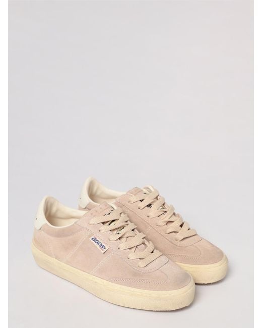 Golden Goose Deluxe Brand Pink Soul-Star Suede Low-Top Sneakers