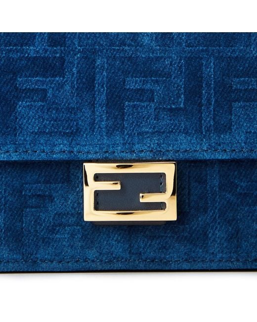 Fendi Blue Solid Color Handbag