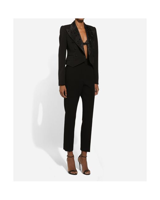 Dolce & Gabbana Black Tailored Trousers