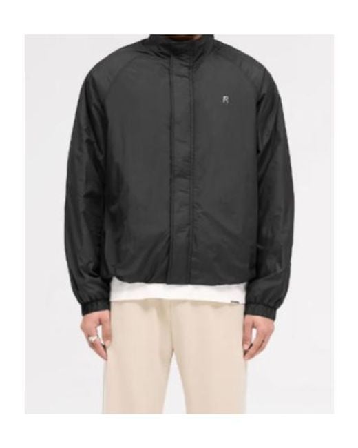 Represent Black Minimalist Padded Jacket for men