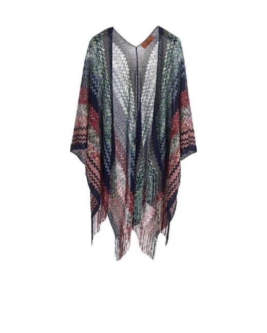 Missoni Blue Patterned Shawl