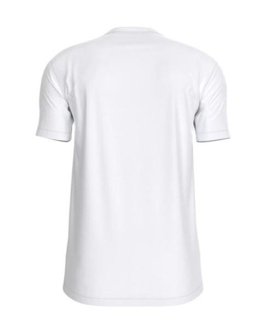 Calvin Klein White Logo-Printed T-Shirt for men