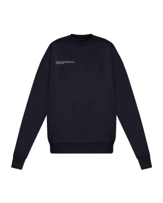PANGAIA Blue Cotton Sweatshirt for men