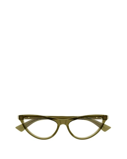 Bottega Veneta Multicolor Eyewear Cat Eye Fame Glasses