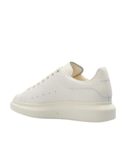 McQueen White Oversized Low-Top Sneakers for men