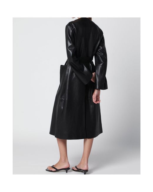 Nour Hammour White Belted Coat